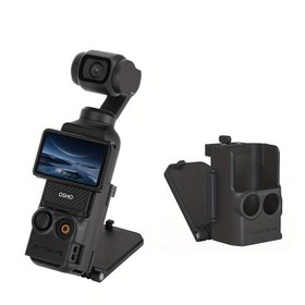 Resim Sunnylife DJI OSMO Pocket 3 Manyetik Montaj - Bisiklet, V-Log & Masaüstü Aksiyon için Güçlü Tutuş Klips Tutucu - Güvenli Silikon Ped Tasarımı 