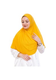 Resim Modish Group Tek Parça Hazır Başörtüsü Türban Şal Kolay Takılan Uzun Şal Viskon Sarı 