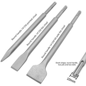 Resim Depolife Beton Kırma Delme Raspalama Sds Plus Hilti Uç Seti Bits Vidalama Adaptörü Ve Uc Keski Murc Takımı 