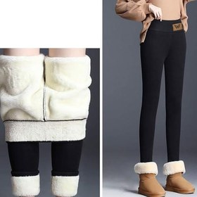 Resim Bayan Kışlık Pantolon Stilden Ödün Vermeden Sıcak Kalır Polyester Termo Tayt Bayan Ten Renkleri Sıcaklık 