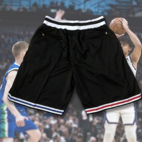 Resim Los Angeles Siyah Basketball Şort - 2XL 