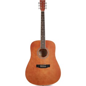 Resim Sx SD104BR Akustik Gitar (Kahverengi) 