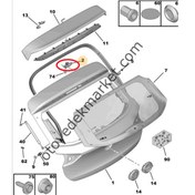 Resim Opel Corsa (2020-2024) Bagaj Kapağı Menteşesi (Orijinal) 