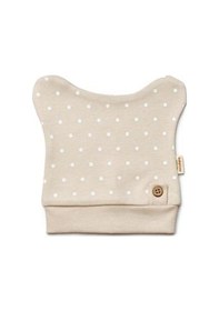 Resim BabyCosy Bebek 3'lü Şapka %100 Organik Pamuk Yenidoğan Serisi - Csy8127 Ekru 