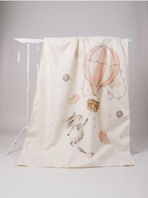 Resim Özdilek Pink Balloon Bebek Nevresim Takımı - %100 Pamuk, Nefes Alabilir, Balon Desenli 