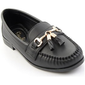 Resim Siyah Kadın Loafer Ayakkabı K01140006209 