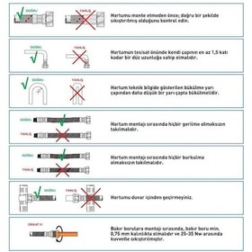 Resim Bağlantı Ve Batarya Hortumu - 3/8 N İnç 60 Cm 