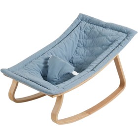 Resim Tahterevalli Evo Ana Kucağı Natürel Mavi - Mavi 