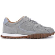 Resim Tamer Tanca Kadın Hakiki Deri Gri Sneakers & Spor Ayakkabı 1121 2000 Bn Ayk Y25 Grı Suet Gri 