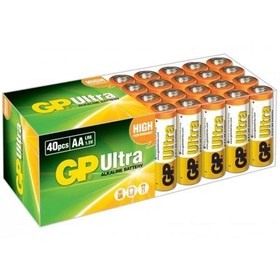 Resim GP Ultra Alkalin Aa Kalem Pil 40'lı Pvc Paket 