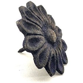 Resim Evimdeyokyok Antika Tarz Dekoratif Pirinç Papatya Kabara - 42 mm, Oksit 