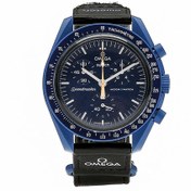 Resim Swatch x Omega Bioceramic Moonswatch Mission to Neptune Moonshine Gold 