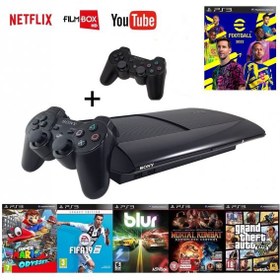 Resim Sony 320gb ps3 + 2 adet sıfır gamepad + 20 Adet strateji oyunu, Pes 2022 Türkçe spiker Sony 320gb ps3 + 2 adet sıfır gamepad + 20 Adet strateji oyunu, Pes 2022 Türkçe spiker ve hediyeler