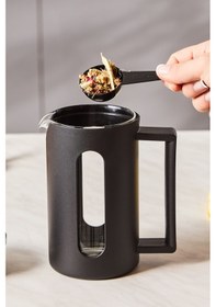 Resim Karaca Leya Kaşık Hediyeli Borosilikat Cam French Press 600 ml 