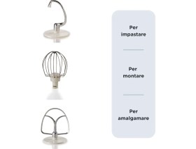Resim Ariete Vintage Mutfak Şefi Bej 1588/03 - Stand Mikser, Hamur Yoğurma Makinesi, 1200 Watt, 2400 Watt 