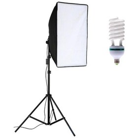 Resim Softbox 50 x 70 CM Lambalı Sürekli Işık + 200 CM Ayak 