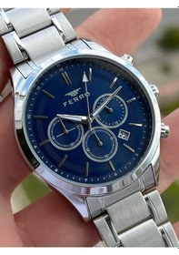Resim Ferro Çelik Kordon İç Fonksiyonları Aktif Chronograph 30 Mt Su Geçirmez Erkek Kol Saat Efm31371-a3 