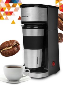 Resim GoldStar Paslanmaz Termos Bardaklı BPA Free Özellikli Kişisel Filtre Kahve Makinesi ST7312 