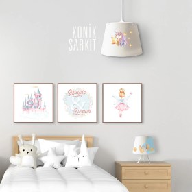 Resim Popcorn Kids Ay Perisi Konik Sarkıt Aydınlatma (Large) 