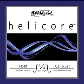 Resim Daddarıo H510M Cello Tel Seti. Helıcore. Long Scale. Medıum Tens 