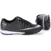 Resim Kiko Kids 130 Halı Saha Erkek Çocuk Futbol Ayakkabı Siyah - Gümüş Gümüş - Siyah 