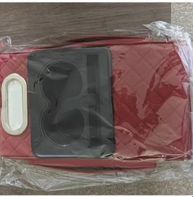 Resim Xuweiwei Crimson Universal Araç Kolçak Organizatörü Cup Phone Holder Çok Amaçlı Depolama Cebi 