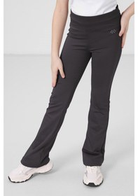Resim Tommylife Antrasit Esnek Standart Fit Basic Performans İspanyol Paça Kız Çocuk Tayt - 75193 Antrasit 