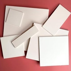 Resim 20x20cm Karo - Seramik Bisküvi 6'lı (Ham Ürün) 