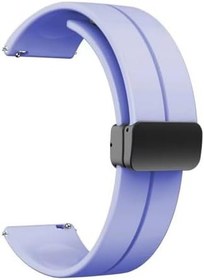 Resim GPACK Spovan AtlasX 2 22mm ile uyumlu Kordon Kayış d-buckle Mıknatıslı Silikon 22/jku 
