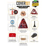 Resim Üçgen Trafik Seti Ve İlk Yardım Seti - 4 Yıllık 1 Kg Yangın Tüpü - Bronze 