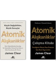 Resim Atomik Alışkanlıklar Kutulu Özel Seti 2 Kitap James Clear Atomik Alışkanlıklar & Çalışma Kitabı 