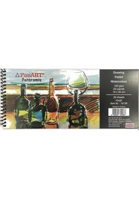 Resim Ponart Panoramix Eskiz Mix Blok 190 G 20 Yp. 15x34 Cm. 