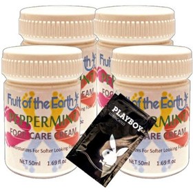Resim Peppermint Ayak Kokusu Giderici Ve Ayak Bakım Kremi 4 Adet 50 Ml + Yanında Jel Hediye 