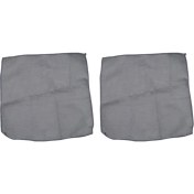 Resim Skyeyyt 2pc Otomobil Yıkama Havlu Cam Temizleme Su Kurutma Mikrofiber Pencere Temiz Silini Silinme Otomatik Detaylandırma Mutfak Banyosu Için Wafle Dokunma, Koyu Gri (Yurt Dışından) 