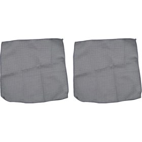 Resim Skyeyyt 2pc Otomobil Yıkama Havlu Cam Temizleme Su Kurutma Mikrofiber Pencere Temiz Silini Silinme Otomatik Detaylandırma Mutfak Banyosu Için Wafle Dokunma, Koyu Gri (Yurt Dışından) 