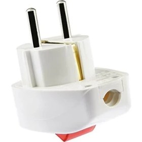 Resim Mena Rise 524098 Fişs Erkek Topraklı Anahtarlı, Beyaz 