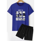 Resim Trendypassion Anime Şort T-Shirt Eşofman Takımı 
