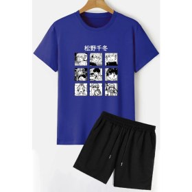 Resim Trendypassion Anime Şort T-Shirt Eşofman Takımı 