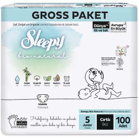 Resim Sleepy Bio Naturel Bebek Bezi Gross Junior 100'lü - Standart / Standart 