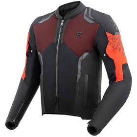 Resim Rebelhorn Jax 75063 Yazlık Fileli Motosiklet Montu Kırmızı - Siyah 