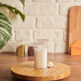 Resim Kitchen Life Akrilik Vakumlu Kare Baharatlık / Saklama Kabı 