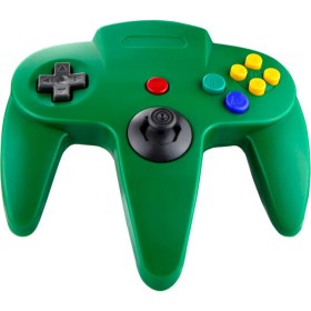Resim Jingyi N64 Oyunları Için Retro USB Denetleyicisi, N64 Klasik USB Denetleyicisi Gamepad Joystick, N64 Sistemi Için Oyun Denetleyicisi Raspberry Pi/windows/mac/linux-Yeşil (Yurt Dışından) 