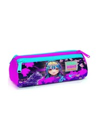 Resim Coral High Mor Pembe Anime Kedi Üç Bölmeli Kalem Çantası - Kız Çocuk 