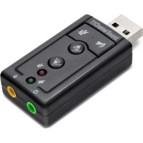 Resim Hadron Ses Kartı 7.1 USB Ses Adaptörü USB Sound Card Adaptör HD4177 