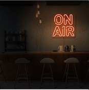 Resim Twins Led On Air Yazılı Neon Tabela Amber Model:model:61133366 Amber 