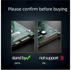 Resim Krl 2.5" Harici SSD Harddisk Kutusu USB 3.0 Şeffaf Sata Taşınabilir HDD 2.5 Inc 