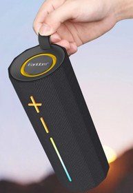 Resim No7tech Earldom A39 RGB Işıklı Süper Bass BT 5.3 Kablosuz Hoparlör - Siyah 
