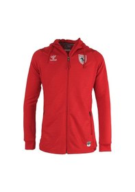 Resim 23/24 Hummel Samsunspor Kamp Kapşonlu Eşofman Tek Üst Kırmızı 