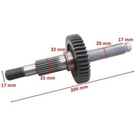 Resim Atv Atvu Bs 150 Şanzıman Çıkış Mili Ve Dişlisi 43t 204 Mm Öm 