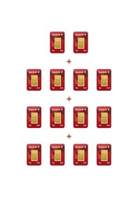 Resim Nadir Gold 24 Ayar 14 Gram Külçe Altın 14 Adet 1 Gram Külçe Altın 